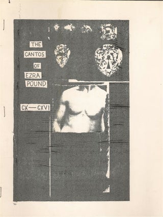 Item #1177 CANTOS 110-116. Ezra POUND