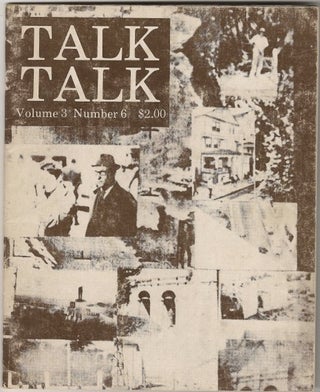 Item #1211 TALK TALK Volume 3, Number 6. William BURROUGHS