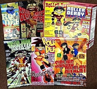 Item #1426 Collection of Roller Derby Posters. Matt Traughber, Artist