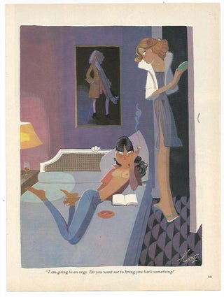 Press Photo of Michelle Urry, Cartoon Editor for Playboy Magazine