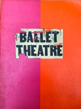 Item #201236 GAYLE YOUNG'S PERSONAL COLLECTION OF THEATRE/BALLET EPHEMERA